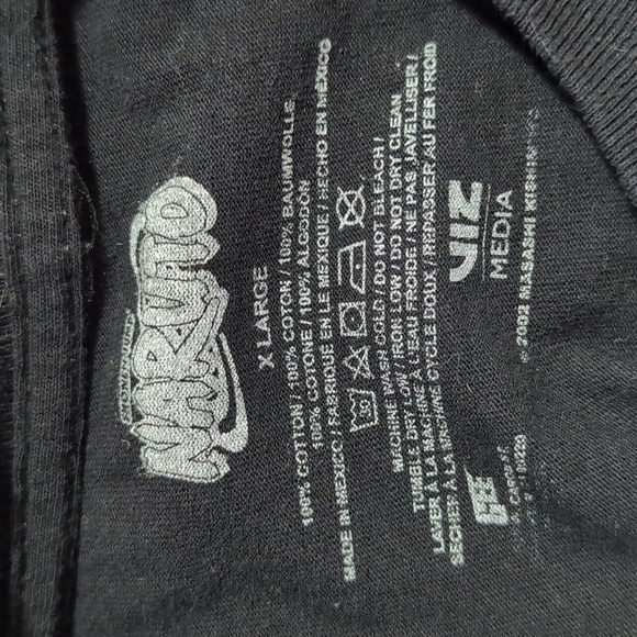 2002 Naruto vs Sasuke Anime Jump Shirt, Unisex XL - Picture 4 of 5